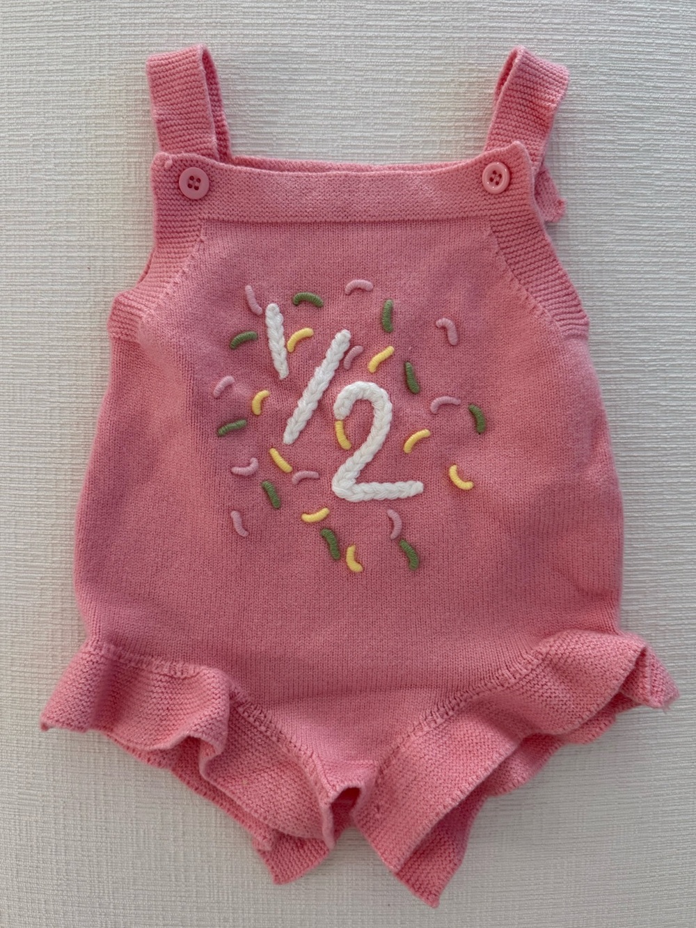 6 months 1/2 Birthday Onesie